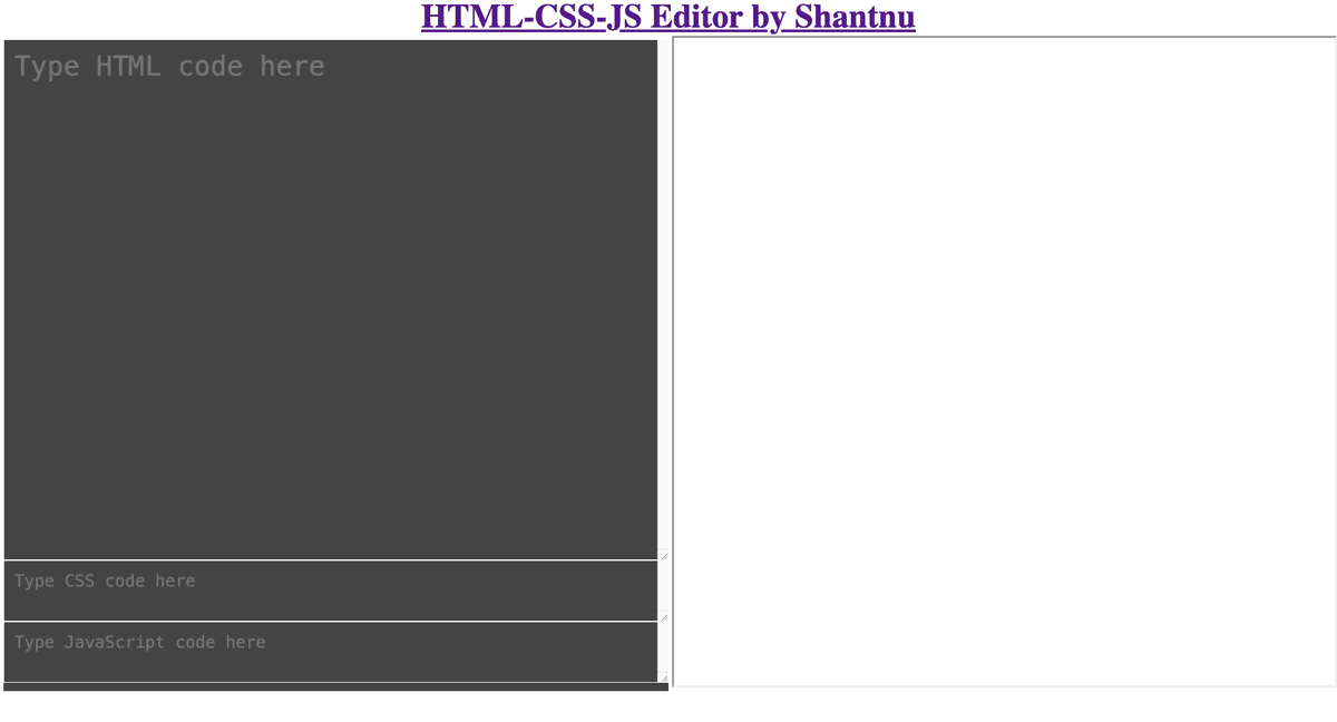 HTML CSS JS Editor Thumbnail